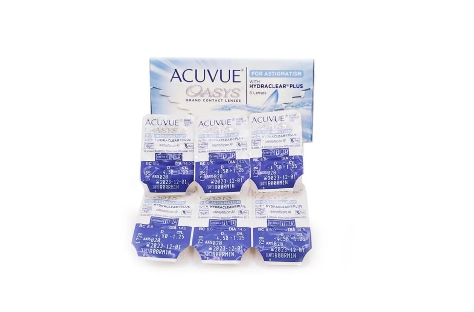 Lentes de Contato Acuvue Oasys Astigmatismo