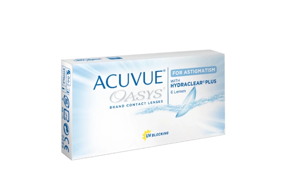 Lentes de Contato Acuvue Oasys Astigmatismo