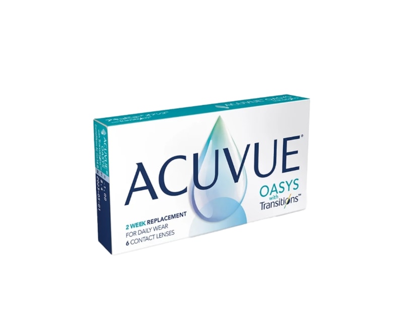 Informação técnica Lentes de Contato Acuvue Oasys Transitions