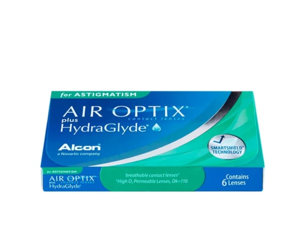 Lentes de Contato Air Optix Plus Hydraglyde Astigmatism