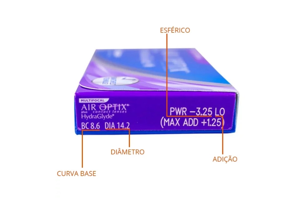 Lentes de Contato Air Optix Plus Hydraglyde Multifocal