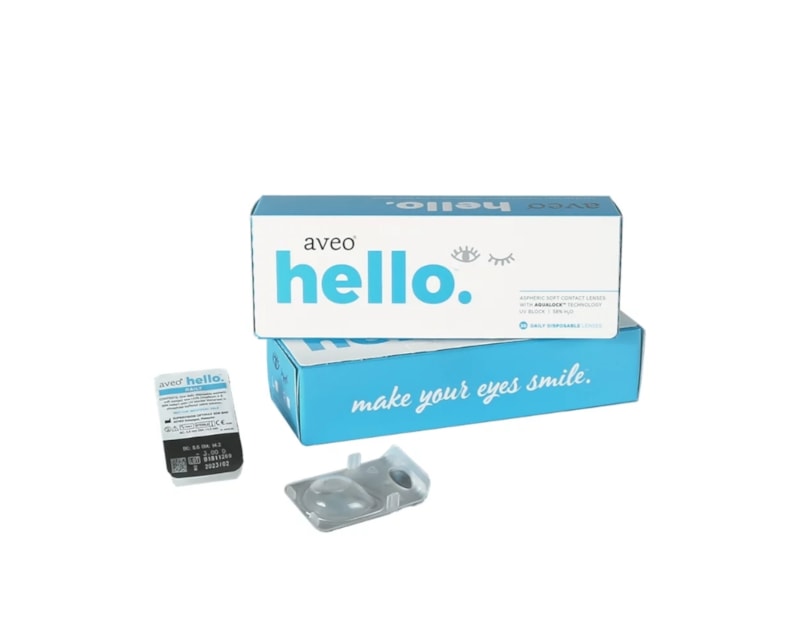 Informação técnica Lentes de contato Aveo Hello - Descarte diário
