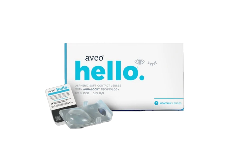 Lentes de contato Aveo Hello - Descarte mensal