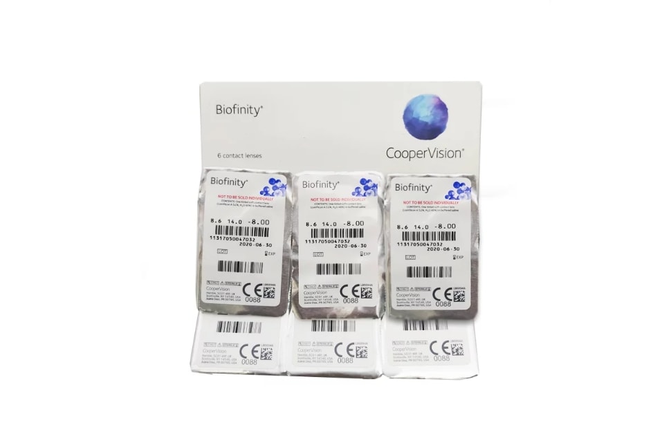 Lentes de contato Biofinity