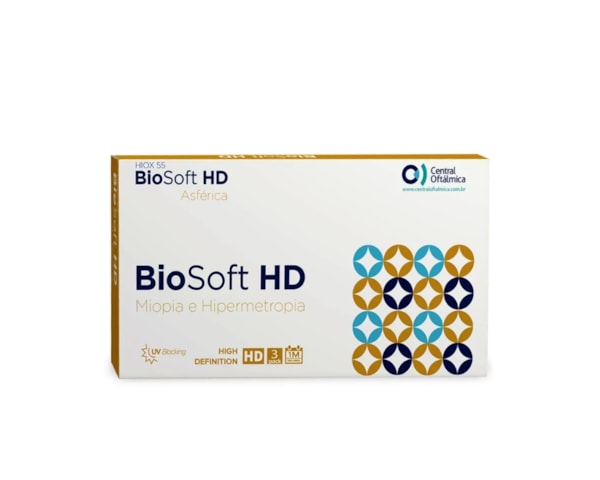 Lentes de contato Biosoft Asférica HD Lentes de contato Biosoft Asférica HD