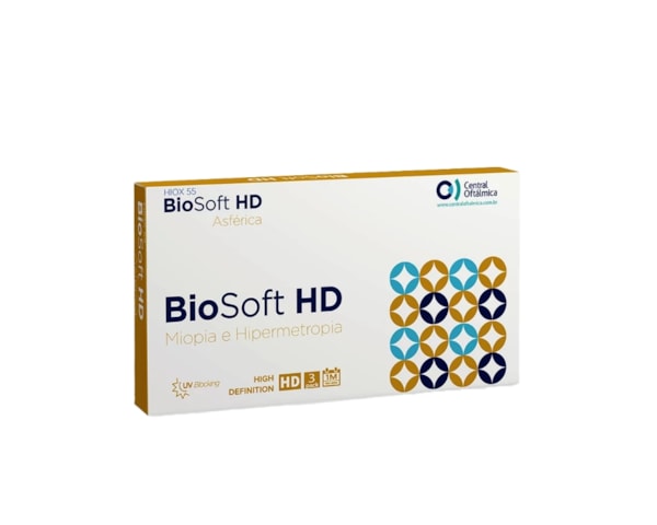 Lentes de contato Biosoft Asférica HD Lentes de contato Biosoft Asférica HD