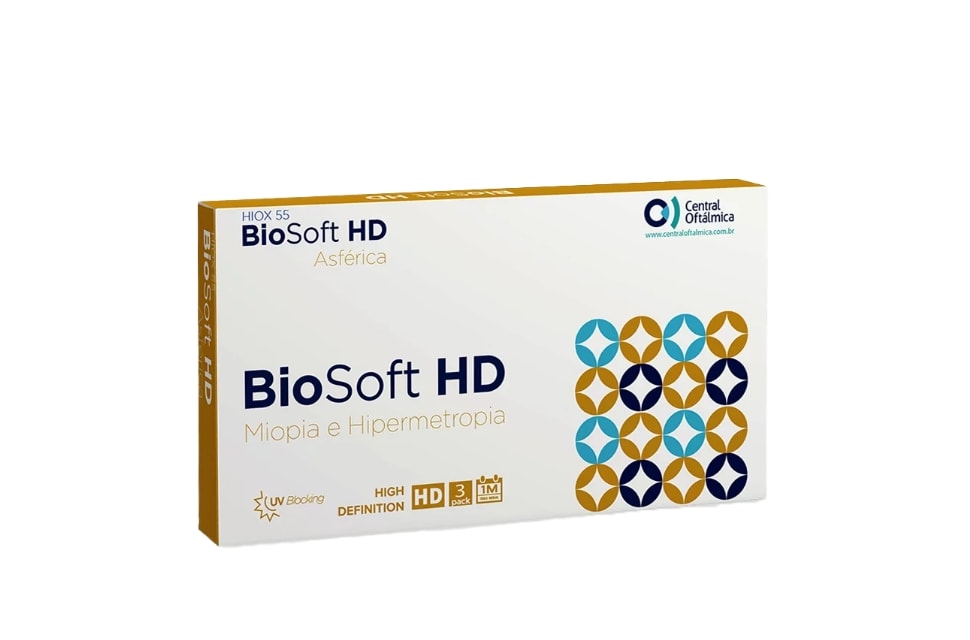 Lentes de contato Biosoft Asférica HD
