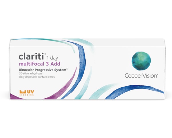 Lentes de Contato Clariti 1 Day Multifocal 3 ADD