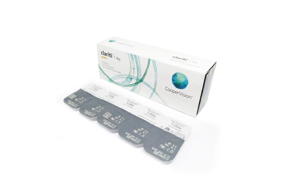 Lentes de Contato Clariti 1 Day Tórica