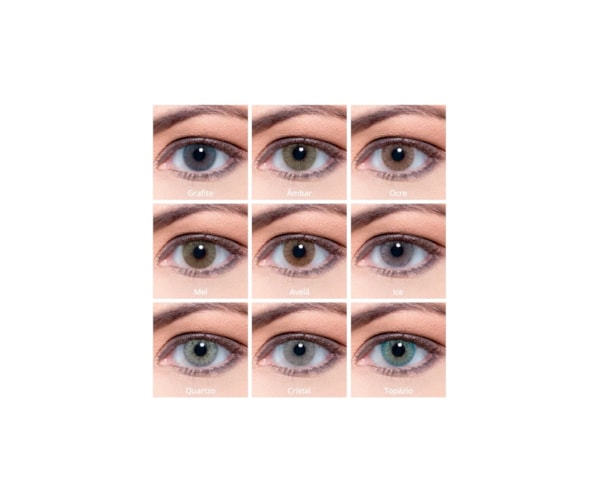 Lentes de Contato Colorida Hidrocor - COM GRAU Lentes de Contato Colorida Hidrocor - COM GRAU