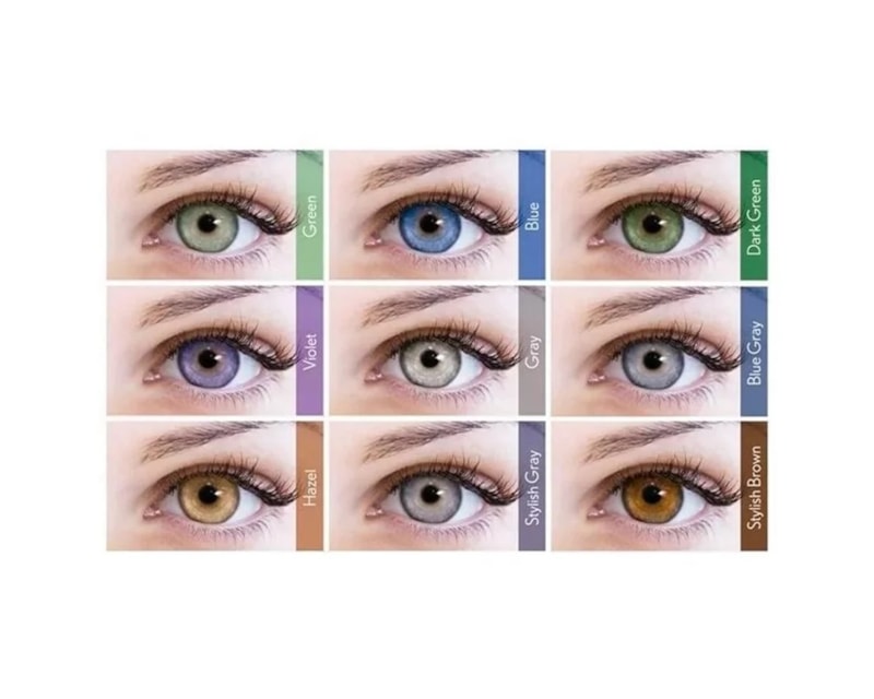 Informação técnica Lentes de Contato Colorida Lunare Tri-Kolor Anual - COM GRAU