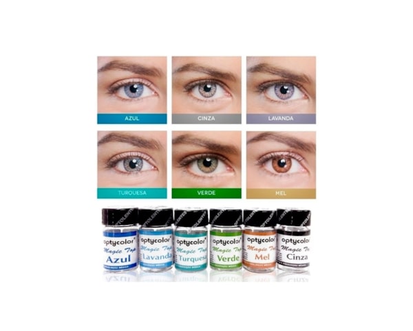 Lentes de Contato Colorida Magic Top - COM GRAU Lentes de Contato Colorida Magic Top - COM GRAU
