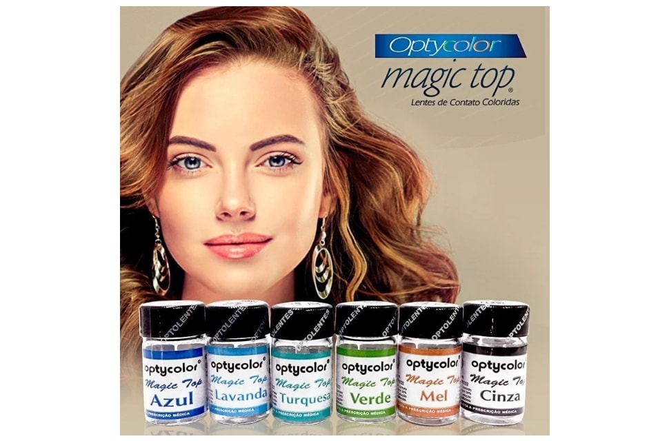 Lentes de Contato Colorida Magic Top - COM GRAU
