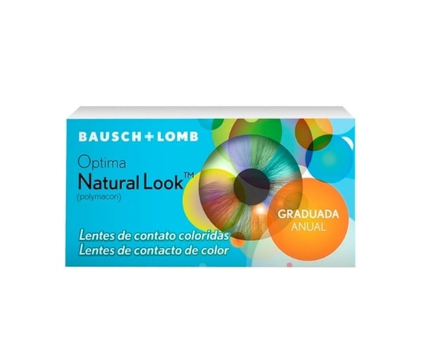 Lentes de Contato Colorida Natural Look - COM GRAU