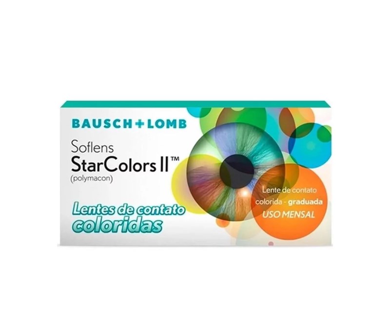 Lentes de Contato Colorida Soflens StarColors II - COM GRAU - 1
