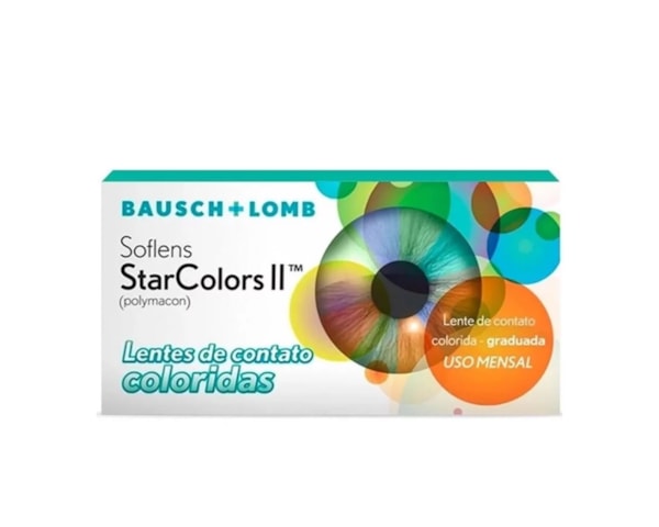 Lentes de Contato Colorida Soflens StarColors II - COM GRAU Lentes de Contato Colorida Soflens StarColors II - COM GRAU