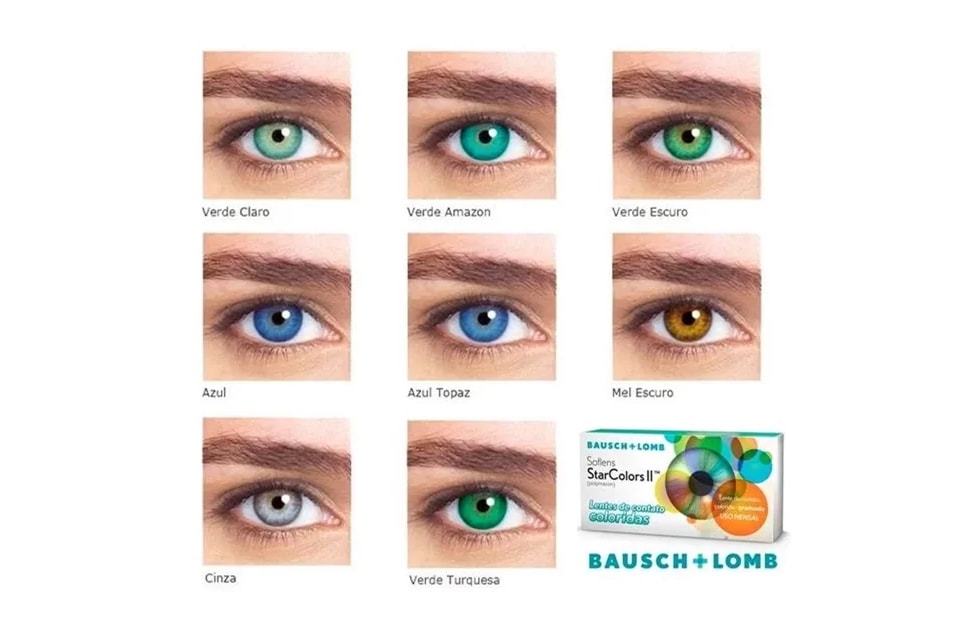 Lentes de Contato Colorida Soflens StarColors II - COM GRAU