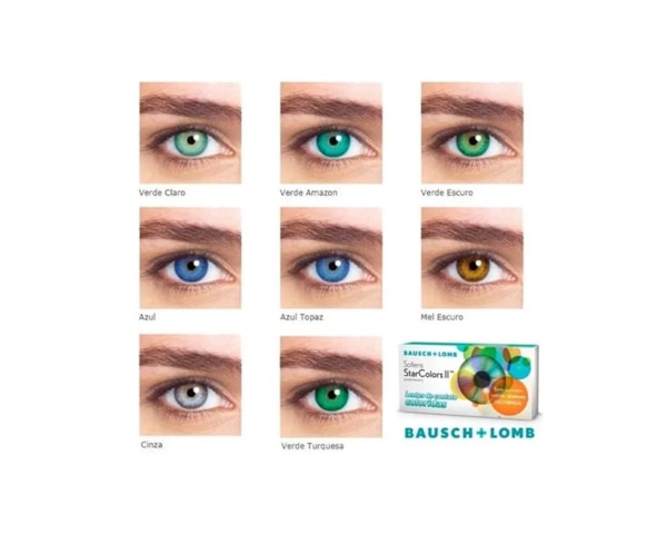 Lentes de Contato Colorida Soflens StarColors II - COM GRAU Lentes de Contato Colorida Soflens StarColors II - COM GRAU