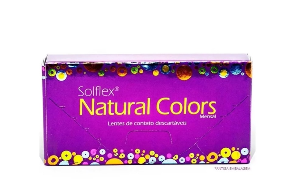 Lentes de Contato Colorida Solflex Natural Colors - COM GRAU