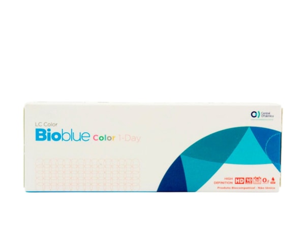 Lentes de contato coloridas Bioblue Color 1-Day - Com grau