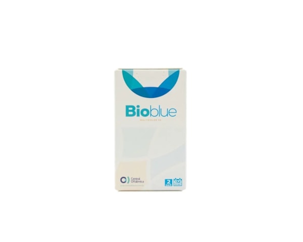 Lentes de contato coloridas Bioblue Multicolor 55 - Com grau