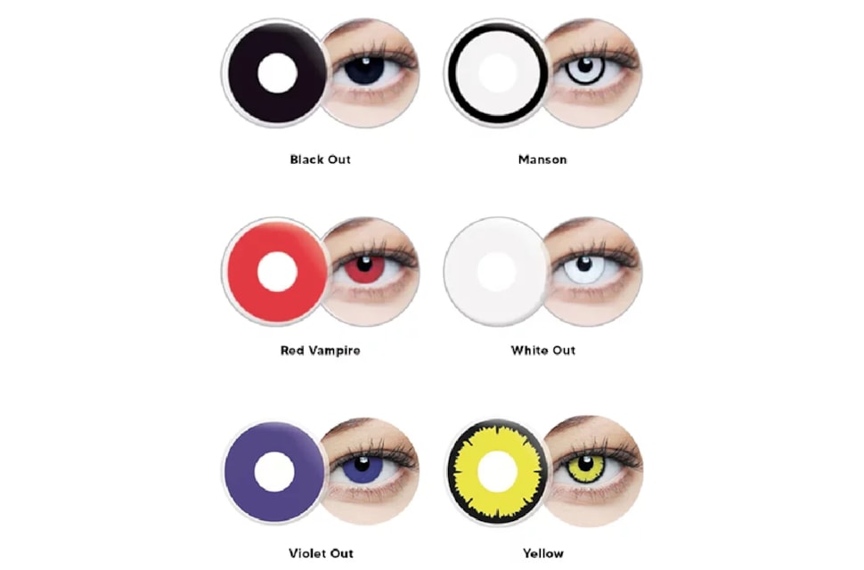 Lentes de contato coloridas Biosoft Color Phantom - Amarela