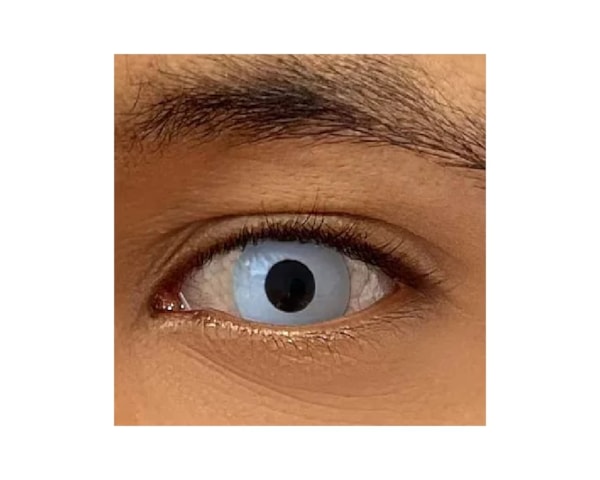 Lentes de contato coloridas Biosoft Color Phantom - Branca Lentes de contato coloridas Biosoft Color Phantom - Branca