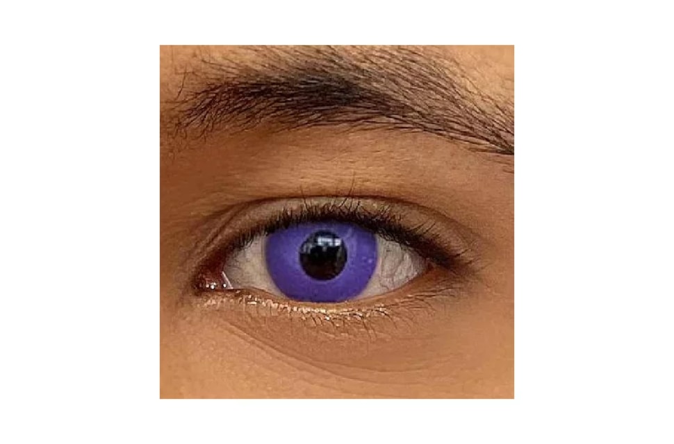 Lentes de contato coloridas Biosoft Color Phantom - Violeta