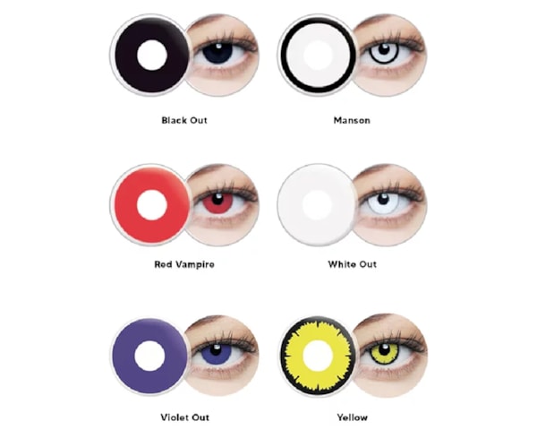 Lentes de contato coloridas Biosoft Color Phantom - Violeta Lentes de contato coloridas Biosoft Color Phantom - Violeta