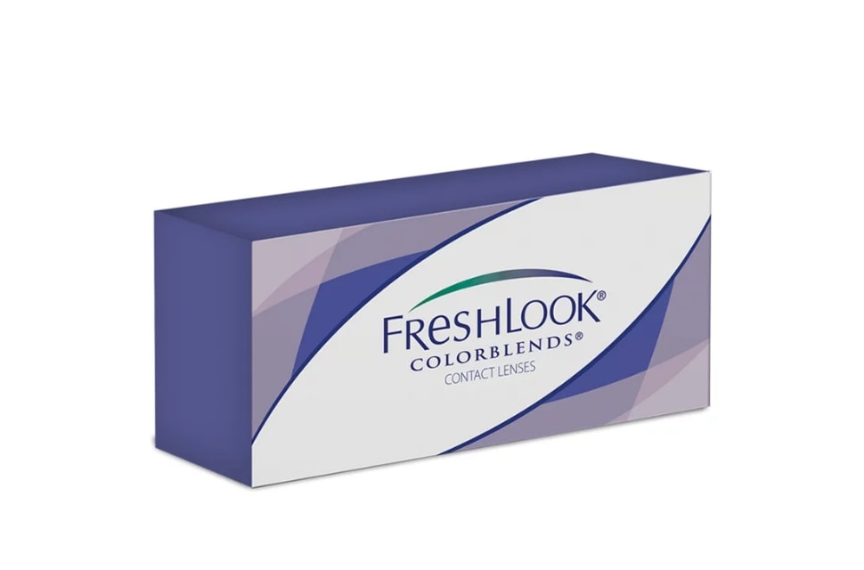 Lentes de contato coloridas FreshLook Colorblends - Sem grau