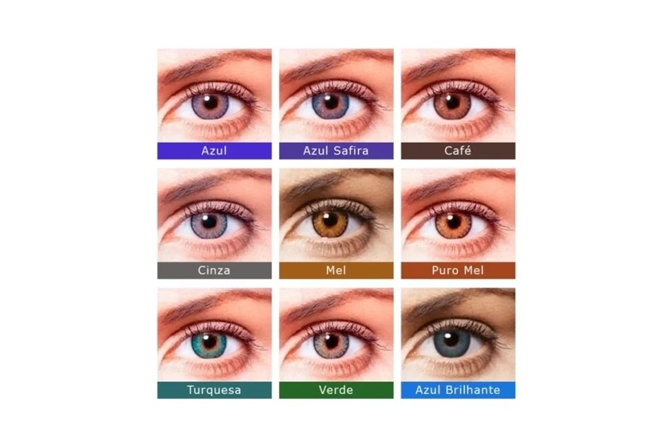 Lentes de contato coloridas FreshLook Colorblends - Sem grau