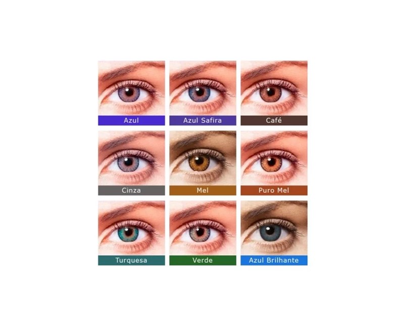 Informação técnica Lentes de contato coloridas FreshLook Colorblends - Sem grau