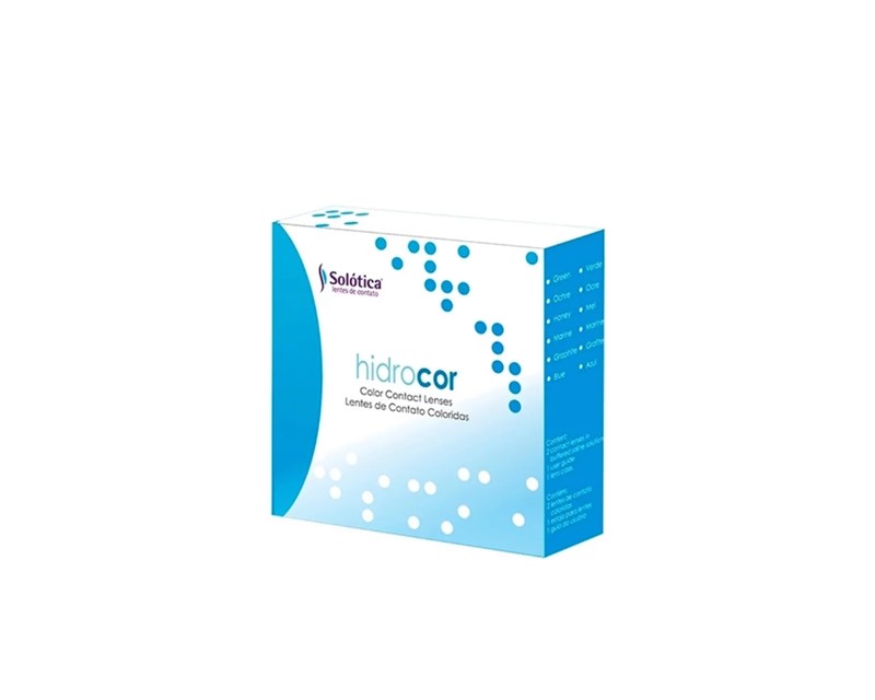 Lentes de contato coloridas Hidrocor - Kit sem grau - 1