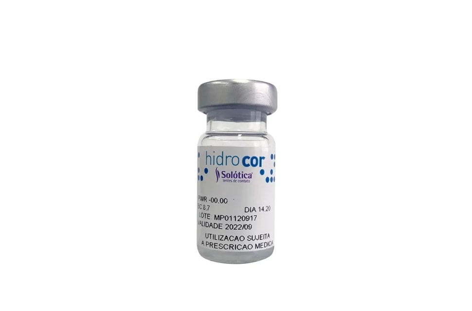 Lentes de contato coloridas Hidrocor - Kit sem grau