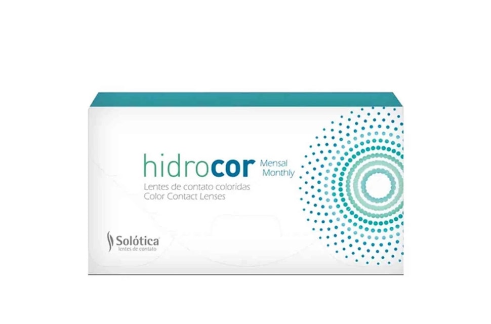 Lentes de contato coloridas Hidrocor mensal - Sem grau