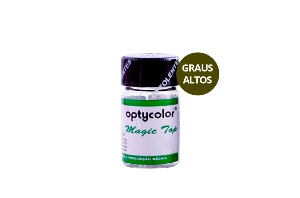 Lentes de Contato Coloridas Magic Top - Graus Altos