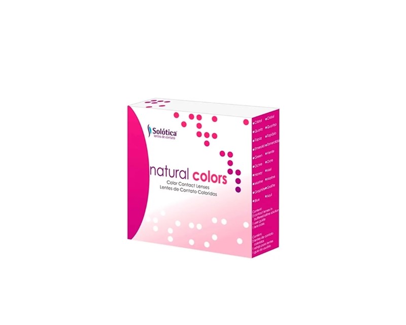 Lentes de contato coloridas Natural Colors - Kit sem grau - 1