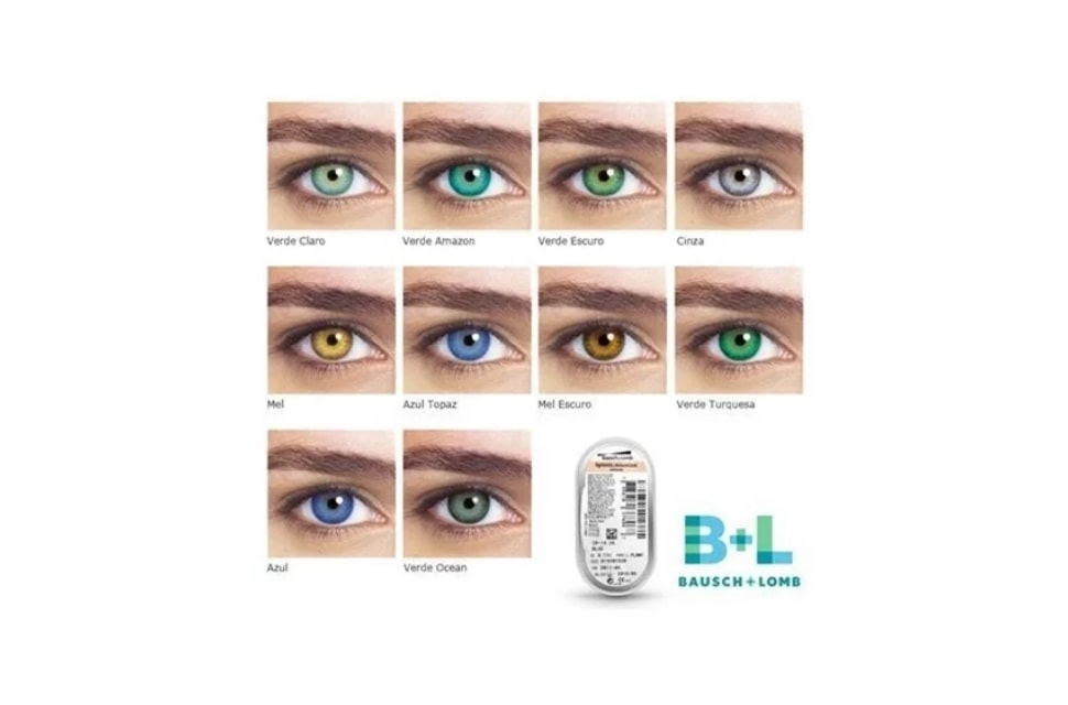 Lentes de contato coloridas Natural Look - Sem grau