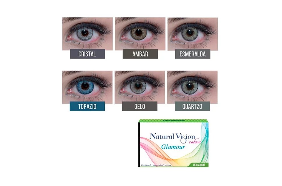 Lentes de contato coloridas Natural Vision anual - Sem grau.-foto-do-produto-1
