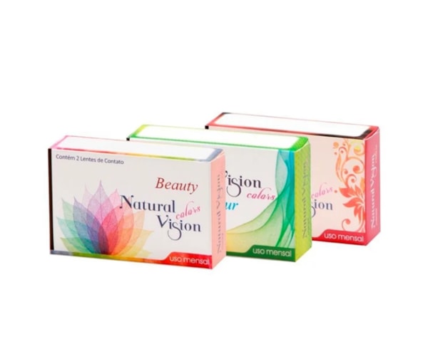 Lentes de contato coloridas Natural Vision mensal - Sem grau Lentes de contato coloridas Natural Vision mensal - Sem grau