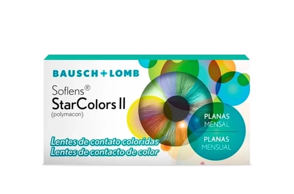 Lentes de contato coloridas Soflens StarColors II - Sem grau