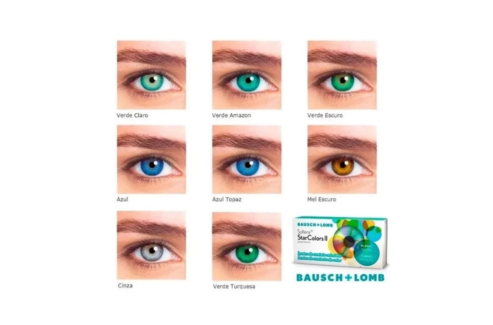 Lentes de contato coloridas Soflens StarColors II - Sem grau