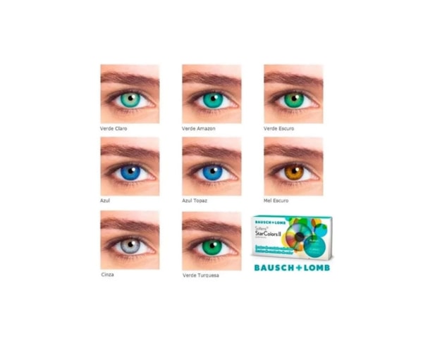 Lentes de contato coloridas Soflens StarColors II - Sem grau Lentes de contato coloridas Soflens StarColors II - Sem grau