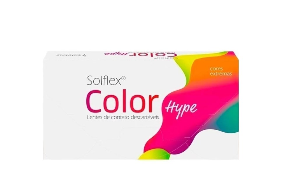 Lentes de contato coloridas Solflex Color Hype - Sem grau-foto-do-produto-0