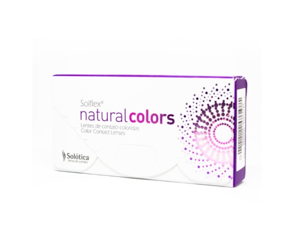 Lentes de contato coloridas Solflex Natural Colors - Sem grau