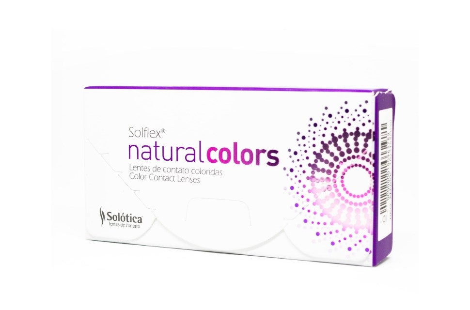 Lentes de contato coloridas Solflex Natural Colors - Sem grau-foto-do-produto-0