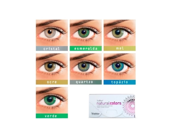 Lentes de contato coloridas Solflex Natural Colors - Sem grau Lentes de contato coloridas Solflex Natural Colors - Sem grau
