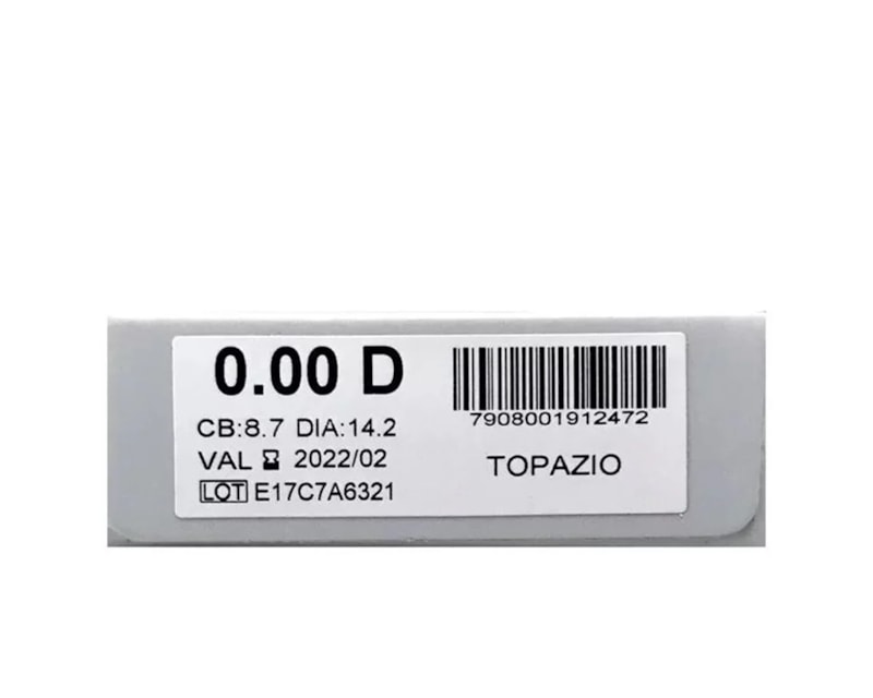 Informação técnica Lentes de Contato Colorida Solflex Natural Colors - COM GRAU