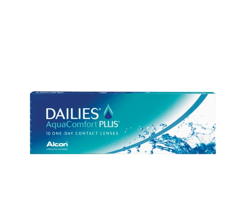 Lentes de contato Dailies AquaComfort Plus - Caixa com 10 lentes - 1