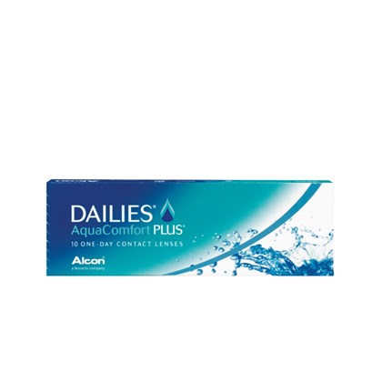 Lentes de contato Dailies AquaComfort Plus - Caixa com 10 lentes